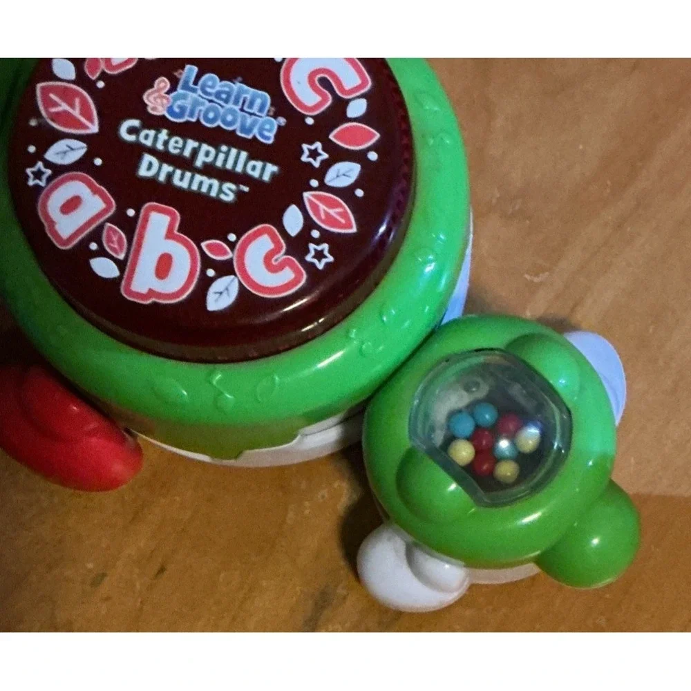 Leapfrog Learn & Groove Caterpillar Drums 6‎ Months And Up Tested And Works